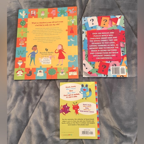 Joke & Riddle Books for Kids (Lot of 3) - Picture 2 of 2